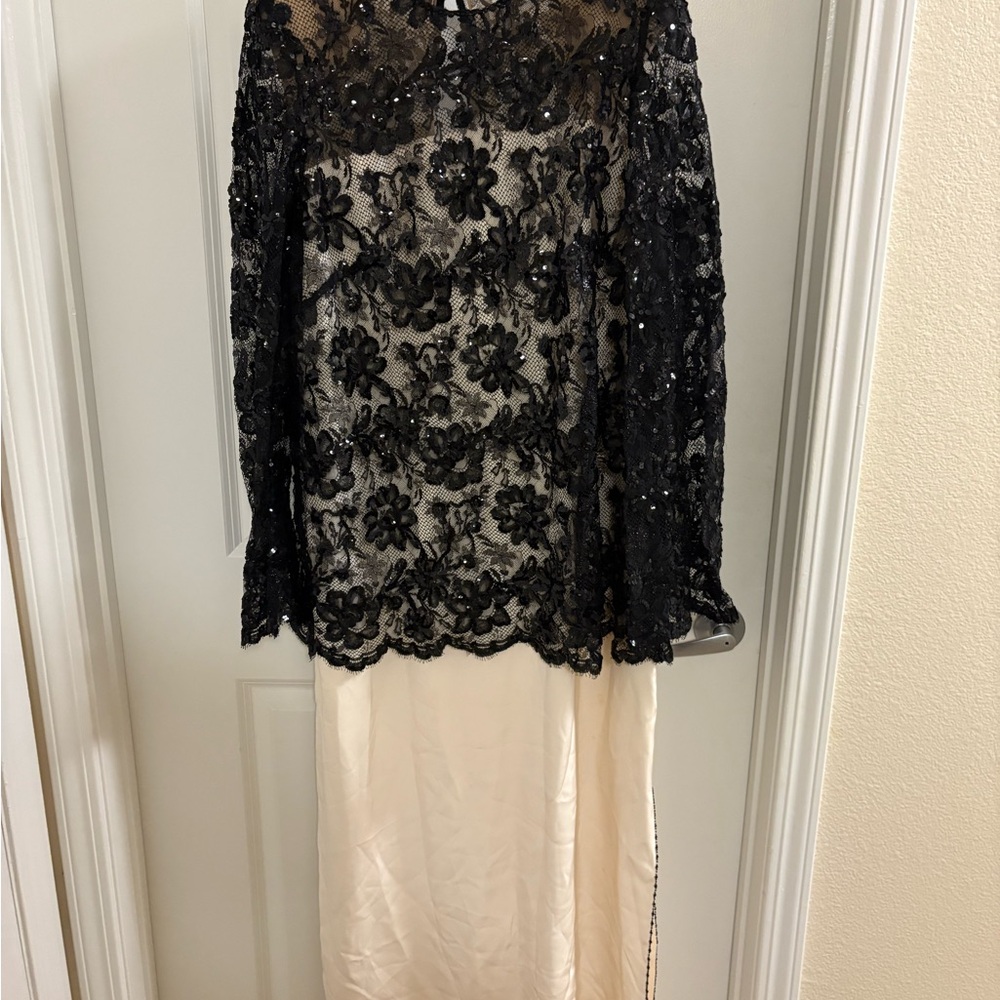 Nolan Miller Elegant Cream Dress